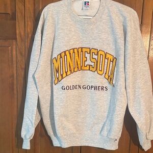 Russell Athletic Gray Minnesota Golden Gophers Men's Sweater